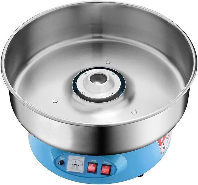Alt view image 4 of 7 - PartyHut Compact Commercial Cotton Candy Machine Party Candy Floss Maker Blue