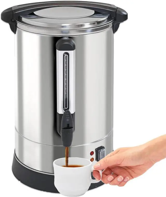 Alt view image 4 of 7 - PartyHut 100-Cup Commercial Coffee Urn Brewing Broiler Coffee Maker