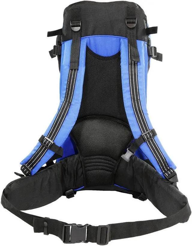 Alt view image 4 of 7 - ClevrPlus Deluxe Outdoor Child Backpack Baby Carrier Light Outdoor Hiking, Blue