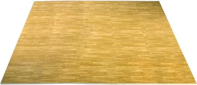 Alt view image 5 of 6 - 100 SqFt 3/8" Wood Grain Foam Mat Interlocking Tile Flooring 25pcs Oak