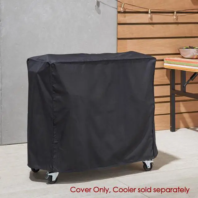 Alt view image 2 of 6 - Clevr Cooler Cart Cover, Fits Most 80 Quart Rolling Ice Chest Water Resistant