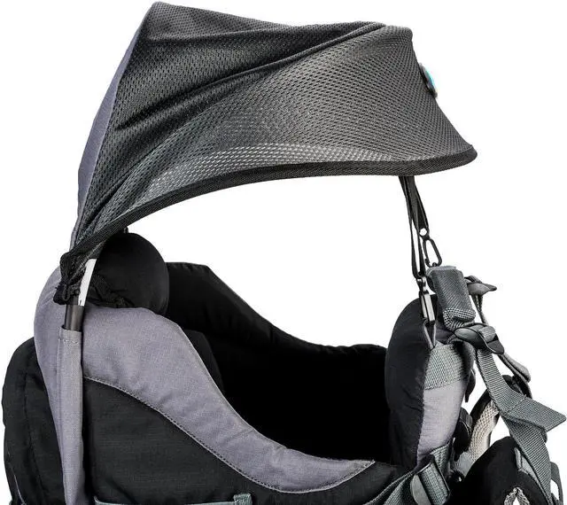 Alt view image 4 of 13 - ClevrPlus Canyonero Baby Backpack Kid Toddler Camping Hiking Child Carrier Black