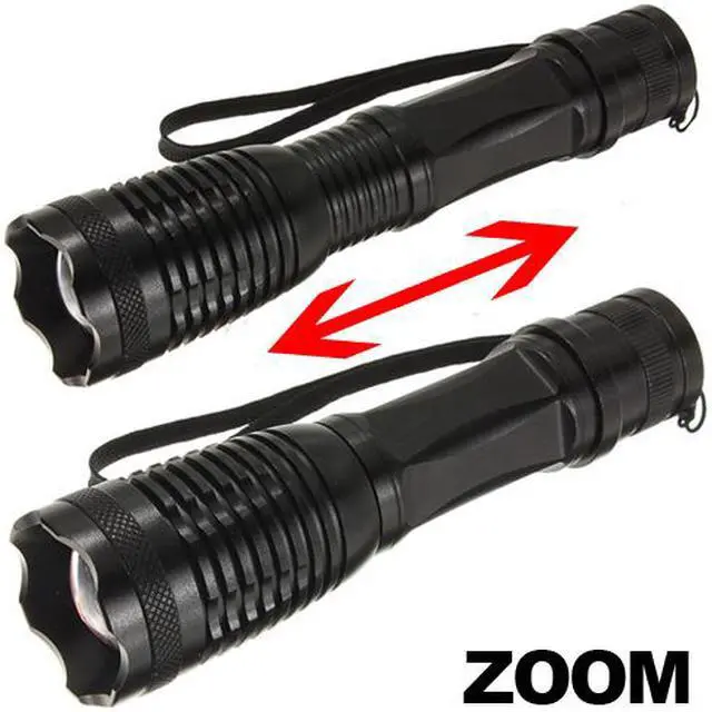 Alt view image 3 of 7 - UltraFire 1800LM CREE XML T6 LED Zoomable Flashlight Torch Lamp 18650 Battery + AC Car Charger Set