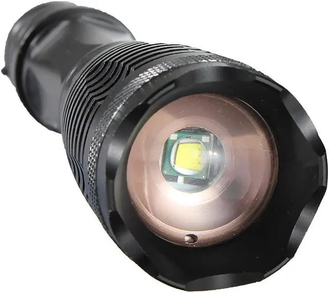 Alt view image 4 of 7 - UltraFire 1800LM CREE XML T6 LED Zoomable Flashlight Torch Lamp 18650 Battery + AC Car Charger Set