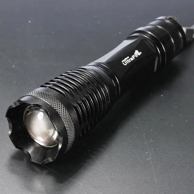 Alt view image 2 of 7 - UltraFire 1800LM CREE XML T6 LED Zoomable Flashlight Torch Lamp 18650 Battery + AC Car Charger Set