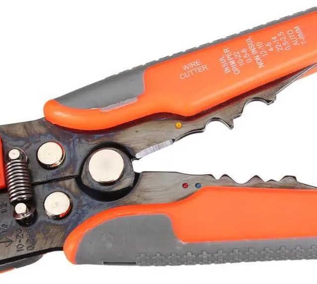 Alt view image 5 of 7 - Automatic Cable Wire Strippers Stripper Crimping Pliers Multifunctional Terminal Tool TK1055