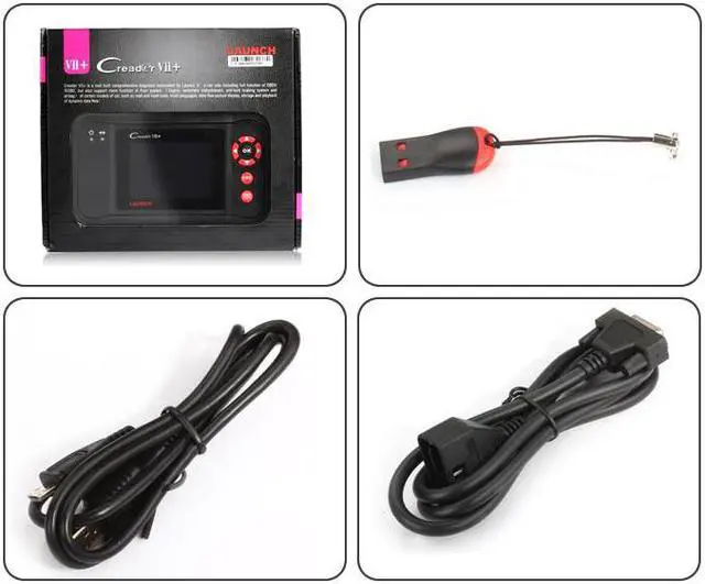 Alt view image 7 of 7 - LAUNCH X431 Creader VII+ (CRP123) OBD2 Scanner Car Diagnostic Code Reader Testing Engine/Transmission/ABS/Airbag System Update via PC