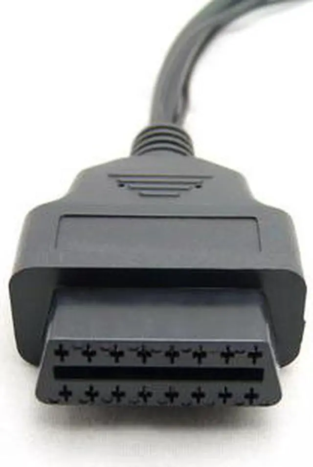 Alt view image 2 of 5 - BMW 20pin to OBDII 16 Pin Connector OBD OBD2 16 Pin Connector Diagnostic Adapter for BMW 20 Pin