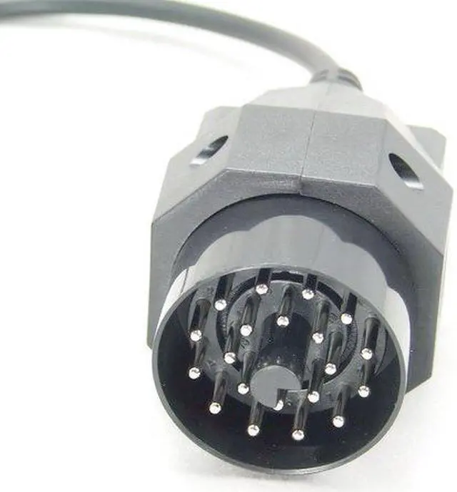 Alt view image 3 of 5 - BMW 20pin to OBDII 16 Pin Connector OBD OBD2 16 Pin Connector Diagnostic Adapter for BMW 20 Pin