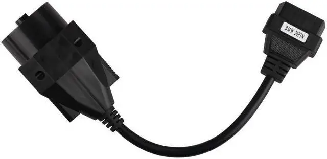 Alt view image 4 of 5 - BMW 20pin to OBDII 16 Pin Connector OBD OBD2 16 Pin Connector Diagnostic Adapter for BMW 20 Pin