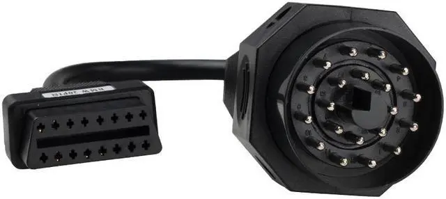 Alt view image 5 of 5 - BMW 20pin to OBDII 16 Pin Connector OBD OBD2 16 Pin Connector Diagnostic Adapter for BMW 20 Pin