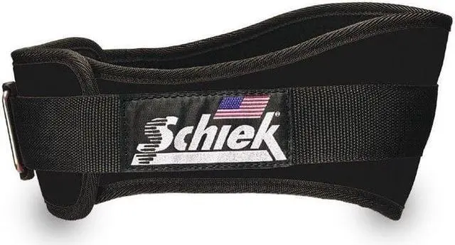 Alt view image 3 of 14 - Schiek Sports Model 2004 Nylon 4 3/4" Weight Lifting Belt - Large - Black