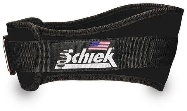 Alt view image 4 of 9 - Schiek 2004-BLK-S Schiek Original 4 .75 inch Nylon Support Belt Black - S