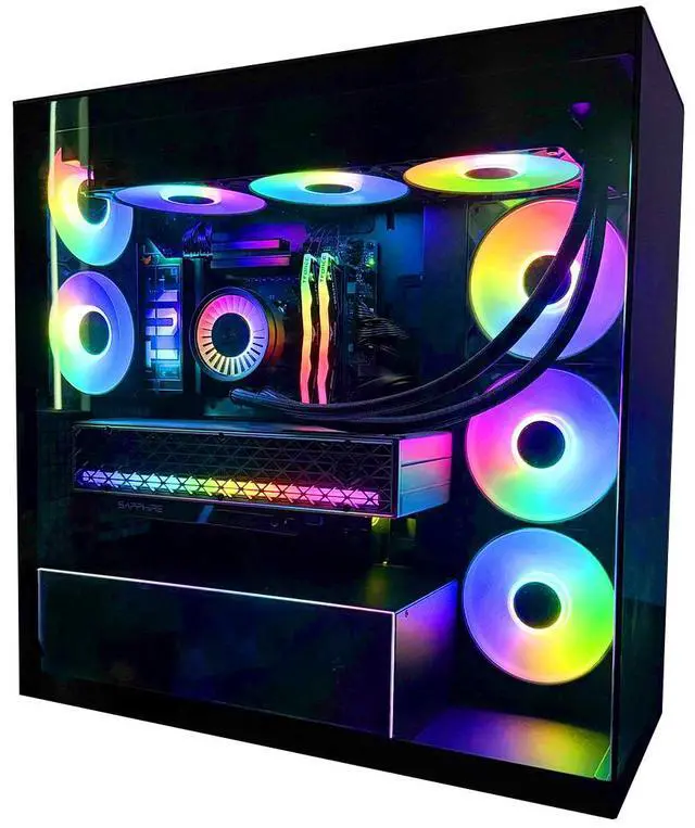 Main image of Hachiman Kori Gaming PC Desktop AMD Ryzen 7 7800X3D | Radeon RX 9070XT | 2TB NVMe SSD 32GB DDR5 RAM - Windows 11