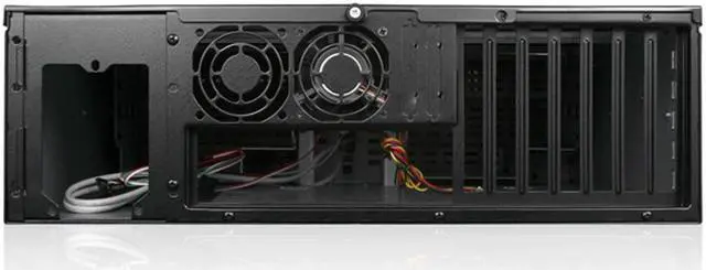Alt view image 3 of 8 - iStarUSA D-300SEA-BK-RAIL24 3U Compact Stylish Rackmount Chassis with Black SEA Bezel with 20" Sliding Rail Kit