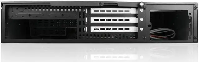 Alt view image 3 of 8 - iStarUSA D-200SEA-BK-T7SA 2U Compact Stylish Rackmount Chassis with Black SEA Bezel and Rugged 5.25" to 3.5" SATA SAS 6 Gbps HDD Hot-swap Rack
