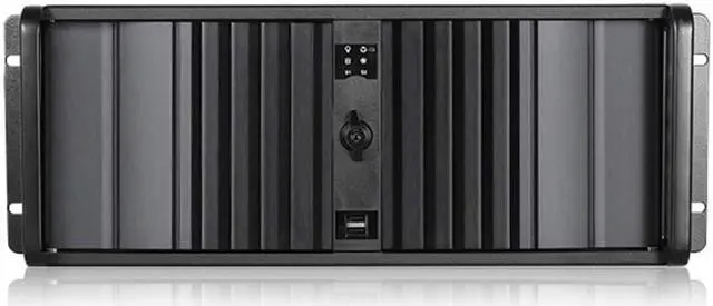 Main image of iStarUSA D-400SEA-BK-T7SA 4U Compact Stylish Rackmount Chassis with black SEA Bezel and with rugged 5.25" to 3.5" SATA SAS 6 Gbps HDD Hot-swap Rack