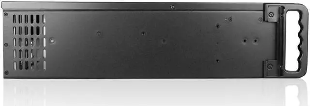Alt view image 2 of 8 - iStarUSA D-300SEA-SL-RAIL24 3U Compact Stylish Rackmount Chassis with Silver SEA Bezel with 20" Sliding Rail Kit