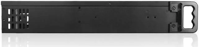 Alt view image 2 of 8 - iStarUSA D-200SEA-BK-HDD2535 2U Compact Stylish Rackmount Chassis with black SEA Bezel and internal 2.5" to 3.5" HDD/SSD Converter