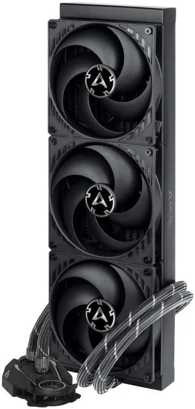 Alt view image 4 of 17 - Arctic Liquid Freezer II 420 - Multi Compatible All-in-One CPU AIO Water Cooler, Compatible with Intel & AMD, Efficient PWM Controlled Pump, Fan Speed: 200-1700 RPM (Controlled via PWM) - ACFRE00092A