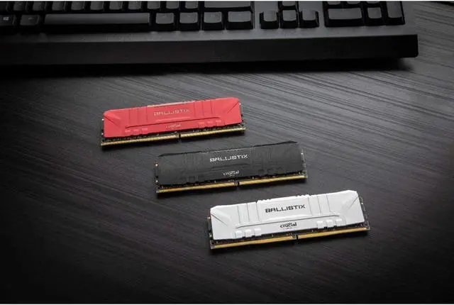 Alt view image 4 of 14 - Crucial Ballistix 8GB DDR4 3200 MHz DRAM Desktop Gaming Memory CL16 BL8G32C16U4B (Black)