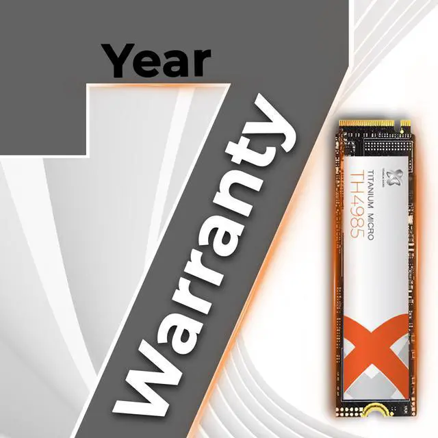Alt view image 5 of 8 - Titanium Micro TH4985 4TB PCIe NVME 4.0 Gen 4 M.2 2280 Internal SSD