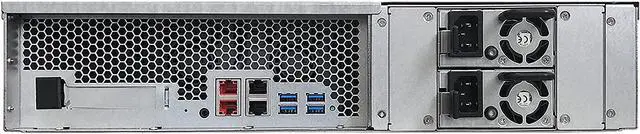 Alt view image 6 of 18 - Asustor AS6512RD 12 Bay Lockerstor 12RD 2U Rackmount NAS w/ Redundant Power Supply (Diskless)