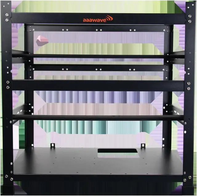 Alt view image 2 of 7 - Special Bundle - AAAwave 12GPU Open Frame Mining Rig Frame and Titanium Micro PD560 500GB 2.5" SATA III Internal SSD