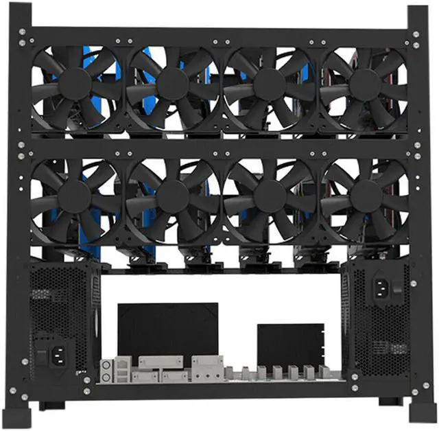 Alt view image 7 of 7 - Special Bundle - AAAwave 12GPU Open Frame Mining Rig Frame and Titanium Micro PD560 500GB 2.5" SATA III Internal SSD