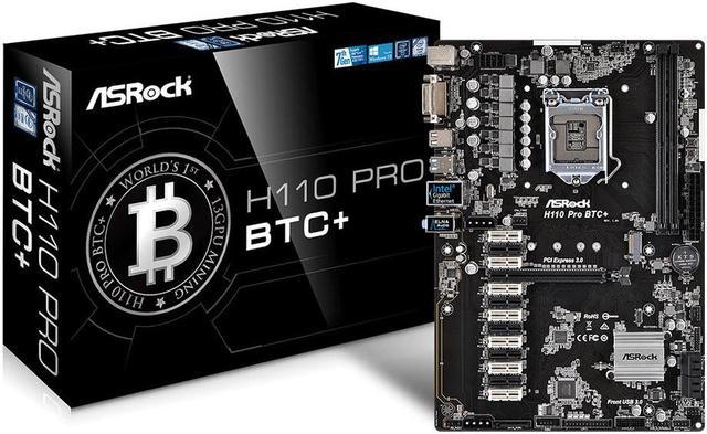 Refurbished: ASRock H110 Pro BTC+ 13GPU Mining Motherboard