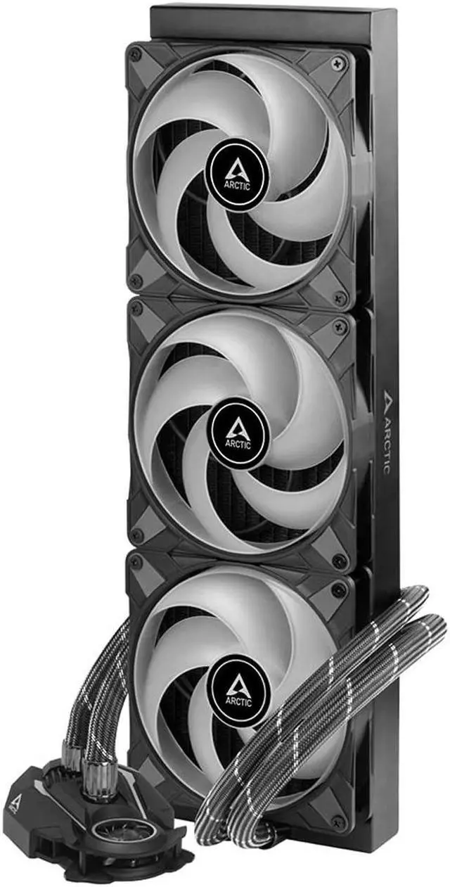 Alt view image 4 of 11 - ARCTIC Liquid Freezer II 420 A-RGB Multi-Compatible All-in-one CPU AIO Water Cooler with A-RGB - Black ACFRE00109A
