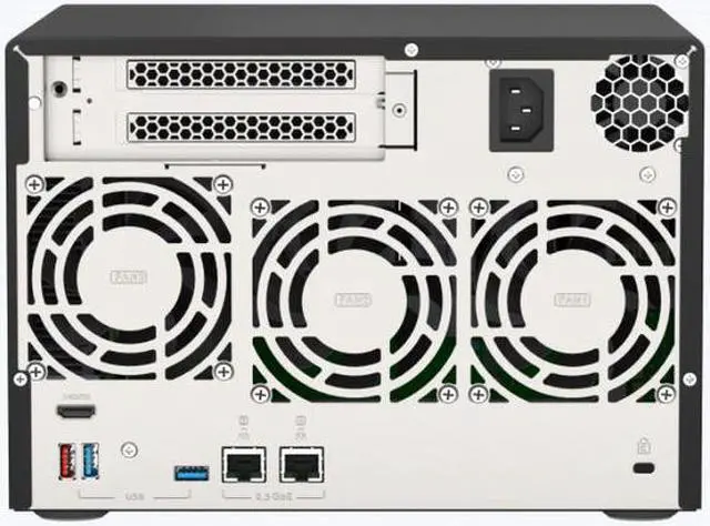 Alt view image 5 of 7 - QNAP TVS-675 8-bay NAS/iSCSI IP-SAN, ZhaoXin KX-U6580 8C 2.5GHz, 8GB RAM, two 2.5GbE, 10G-ready TVS-675-8G-US