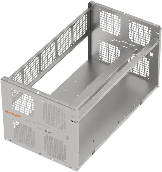 Alt view image 3 of 6 - AAAwave 10GPU The Dredge II Mining Frame Stackable and PCIe Riser V011 Pro (10pcs)