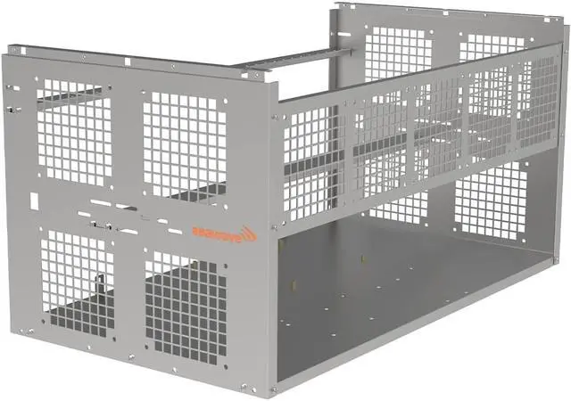 Alt view image 2 of 6 - AAAwave 10GPU The Dredge II Mining Frame Stackable and PCIe Riser V011 Pro (10pcs)