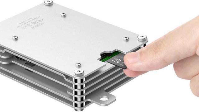 Alt view image 5 of 7 - AAAwave Raspberry Pi Aluminum Alloy Case w/ Laminated Frame and Heat Sink Combo Kit