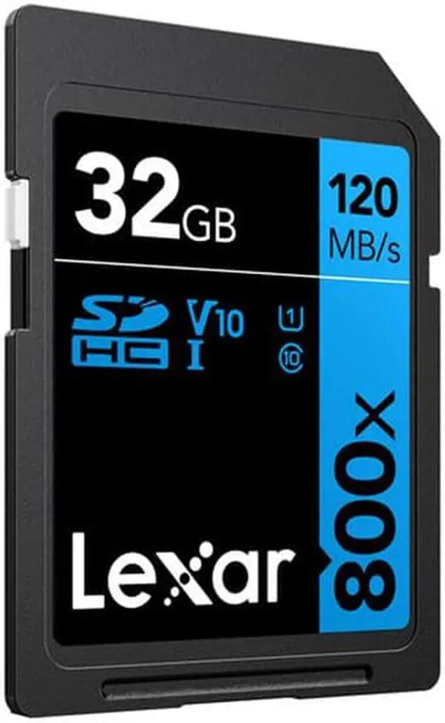 Alt view image 2 of 20 - Lexar LSD0800032G-BNNNU High-Performance 800x 32GB  SDXC UHS-I Cards, Up to 120MB/s Read, for Point-and-Shoot Cameras