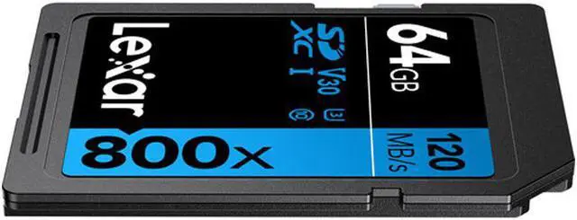 Alt view image 6 of 9 - Lexar LSD0800064G-BNNNU High-Performance 800x 64GB  SDXC UHS-I Cards, Up to 120MB/s Read, for Point-and-Shoot Cameras