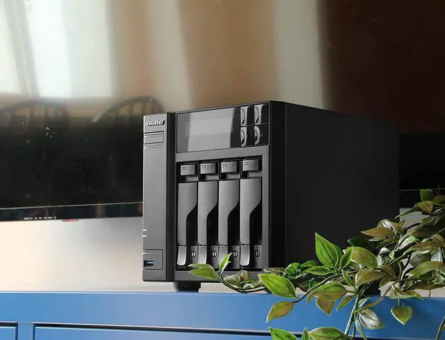 Alt view image 6 of 11 - Asustor Lockerstor 4 Gen 2 AS6704T 4 Bay NAS, Quad-Core 2.0GHz, Dual 2.5GbE Ports, 4GB RAM DDR4, Four M.2 SSD Slots (Diskless)