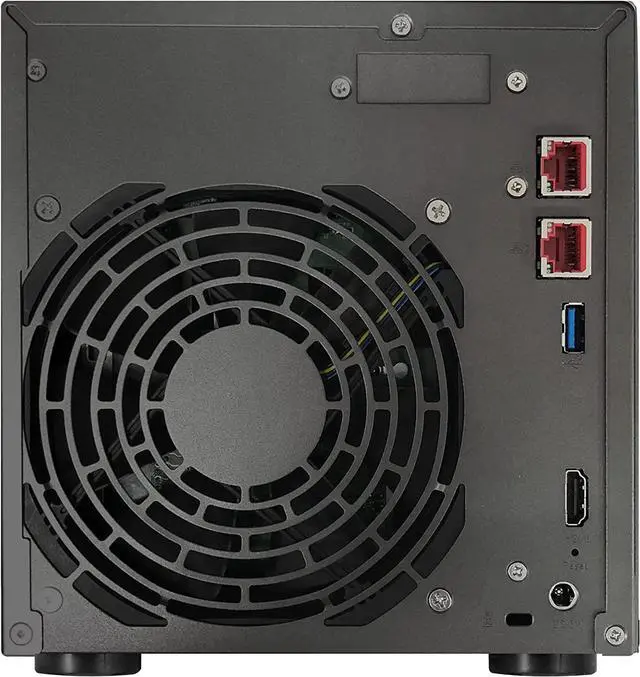 Alt view image 5 of 11 - Asustor Lockerstor 4 Gen 2 AS6704T 4 Bay NAS, Quad-Core 2.0GHz, Dual 2.5GbE Ports, 4GB RAM DDR4, Four M.2 SSD Slots (Diskless)