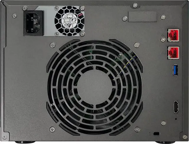 Alt view image 5 of 14 - Asustor Lockerstor 6 Gen 2 AS6706T 6 Bay NAS, Quad-Core 2.0GHz, Dual 2.5GbE Ports, 8GB RAM DDR4, Four M.2 SSD Slots (Diskless)