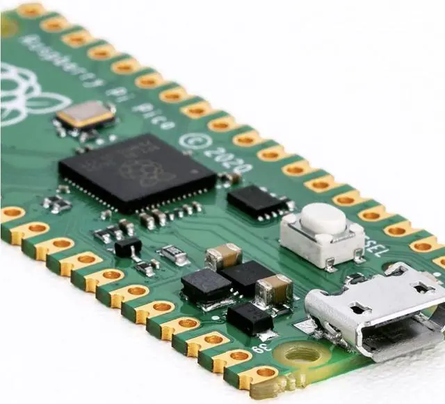 Alt view image 3 of 5 - Raspberry Pi Pico 22AJ1097, Microcontroller Board, RP2040, 32 bit, 2MB Flash (Pack of 3)