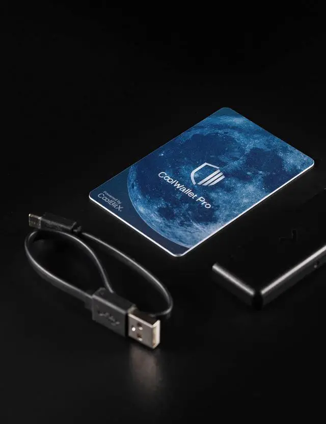 Alt view image 3 of 7 - CoolWallet Pro Crypto Hardware Wallet w/ Charger Combo Set