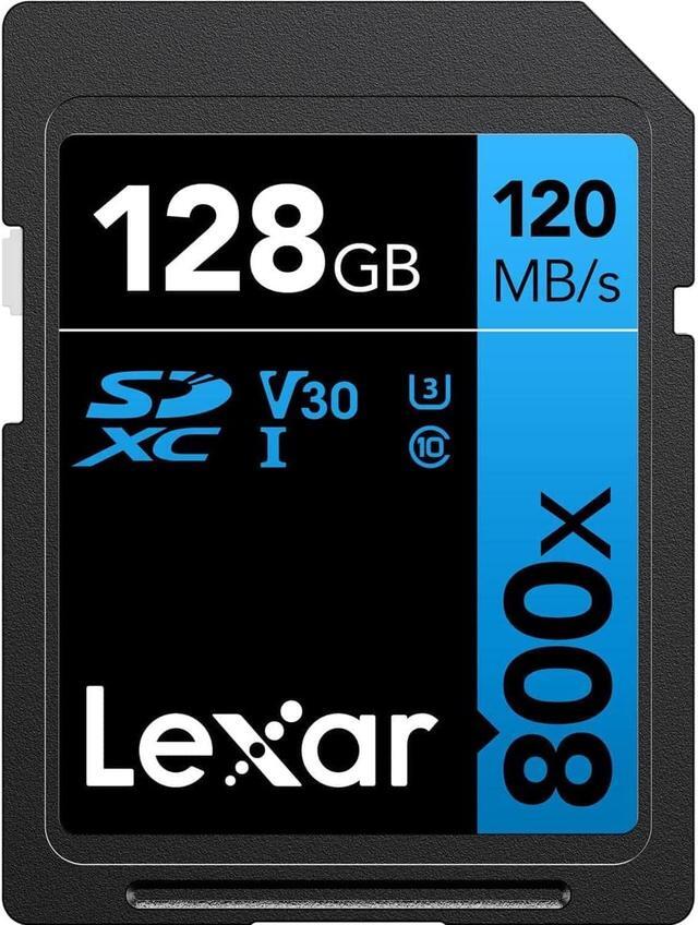 BLUE Series High-Performance SDXC Flash Memory, UHS-I U1 Class 10, 128 GB