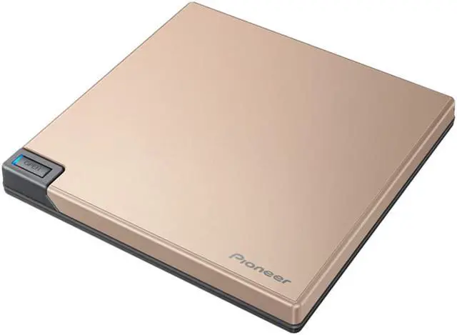 Main image of Pioneer BDR-XD08G USB 3.2 Gen1 (USB Type-C) / 2.0 Slim Portable BD/DVD/CD Writer - Gold W/SW