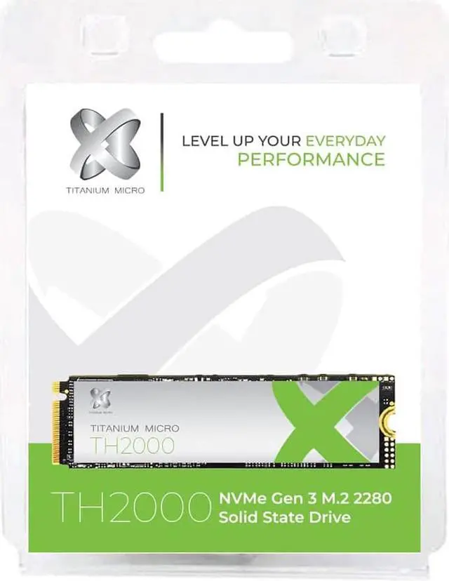 Alt view image 3 of 6 - Titanium Micro TH2000 512GB PCIe NVMe Gen 3 M.2 2280 Internal SSD