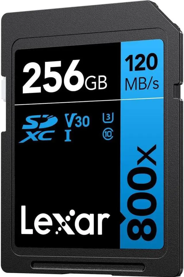 Alt view image 3 of 20 - Lexar BLUE Series 256GB High-Performance SDXC Flash Memory UHS-I U1 Class 10