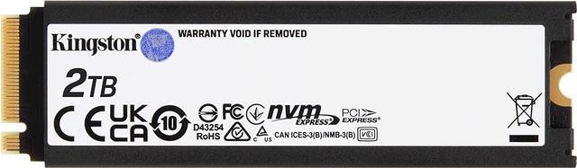 Alt view image 3 of 6 - Kingston SFYRDK/2000G Fury Renegade 2TB PCIe Gen 4 NVMe M.2 Internal Gaming SSD with Heat Sink|PS5 Ready|Up to 7300MB/s