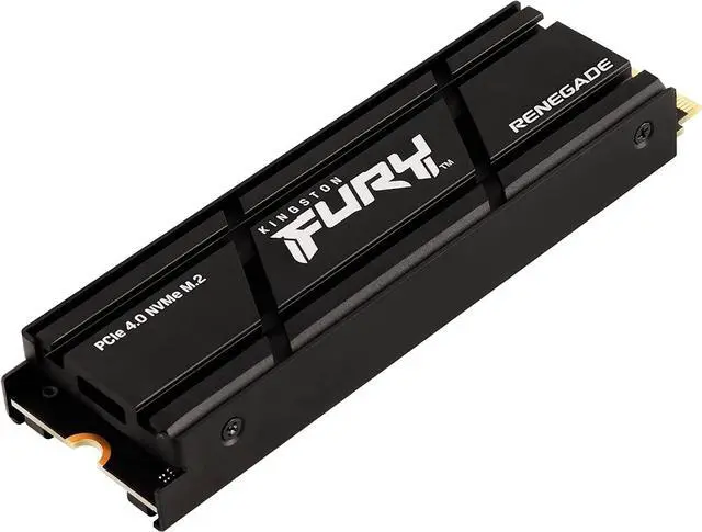 Alt view image 3 of 6 - Kingston SFYRDK/4000G Fury Renegade 4TB PCIe Gen 4 NVMe M.2 Internal Gaming SSD with Heat Sink|PS5 Ready|Up to 7300MB/s