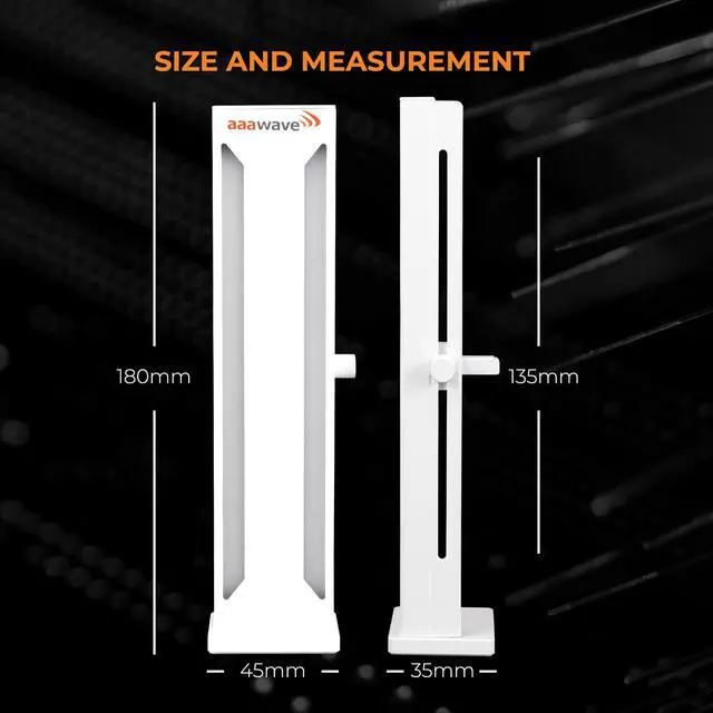 Alt view image 5 of 5 - AAAwave AAAGPUBRKT-RGB-WH A-RGB GPU Support Bracket, 5V 3 PIN Adjustable Height GPU Brace with Magnet base (White)