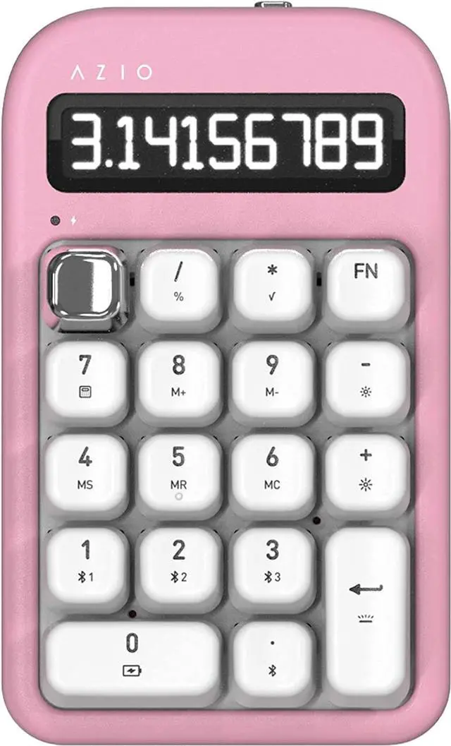 Main image of AZIO IN408 IZO Number Pad Red Switches in Pink Blossom